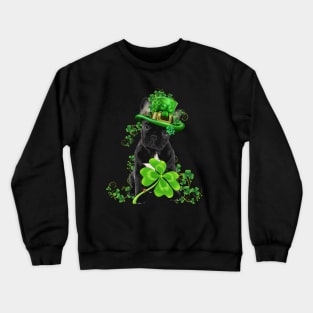 Lucky French Bulldog Shamrock St Patrick's Day Crewneck Sweatshirt